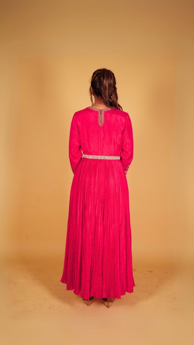 Blooming creasing Anarkali set - Image 3