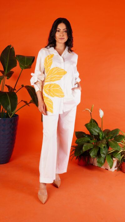 Side flower shirt