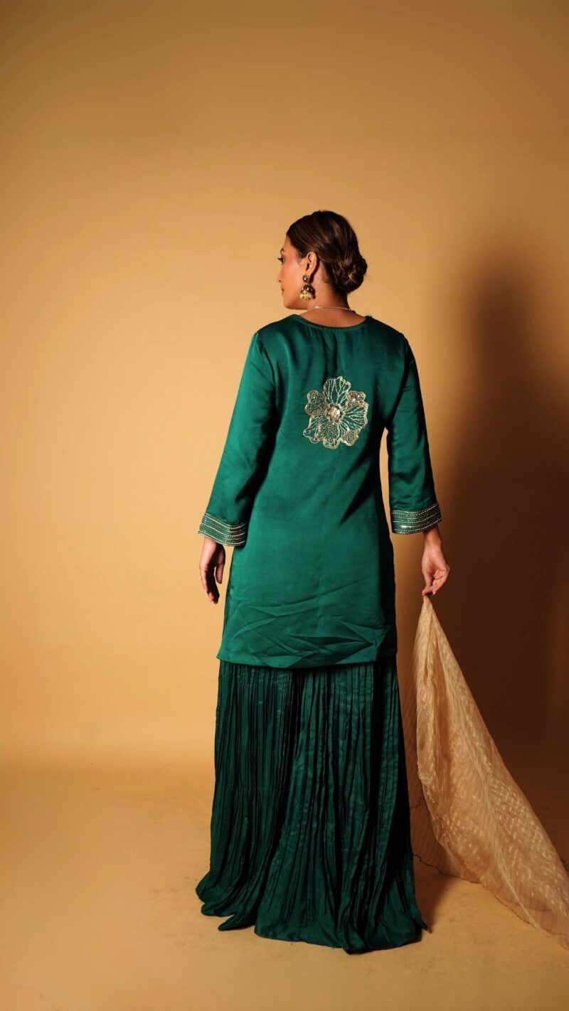 Dori kurti creasing sharara - Image 2