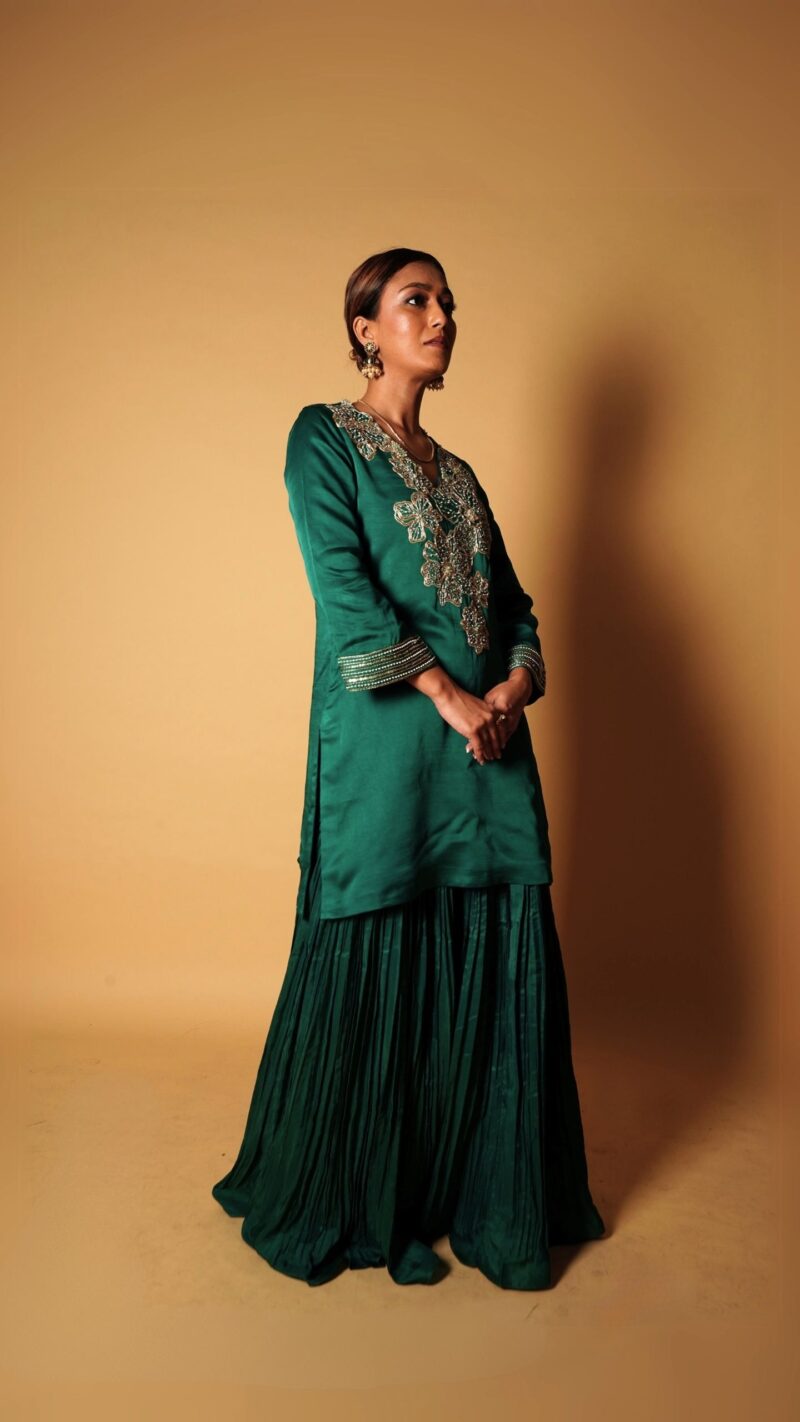 Dori kurti creasing sharara - Image 3