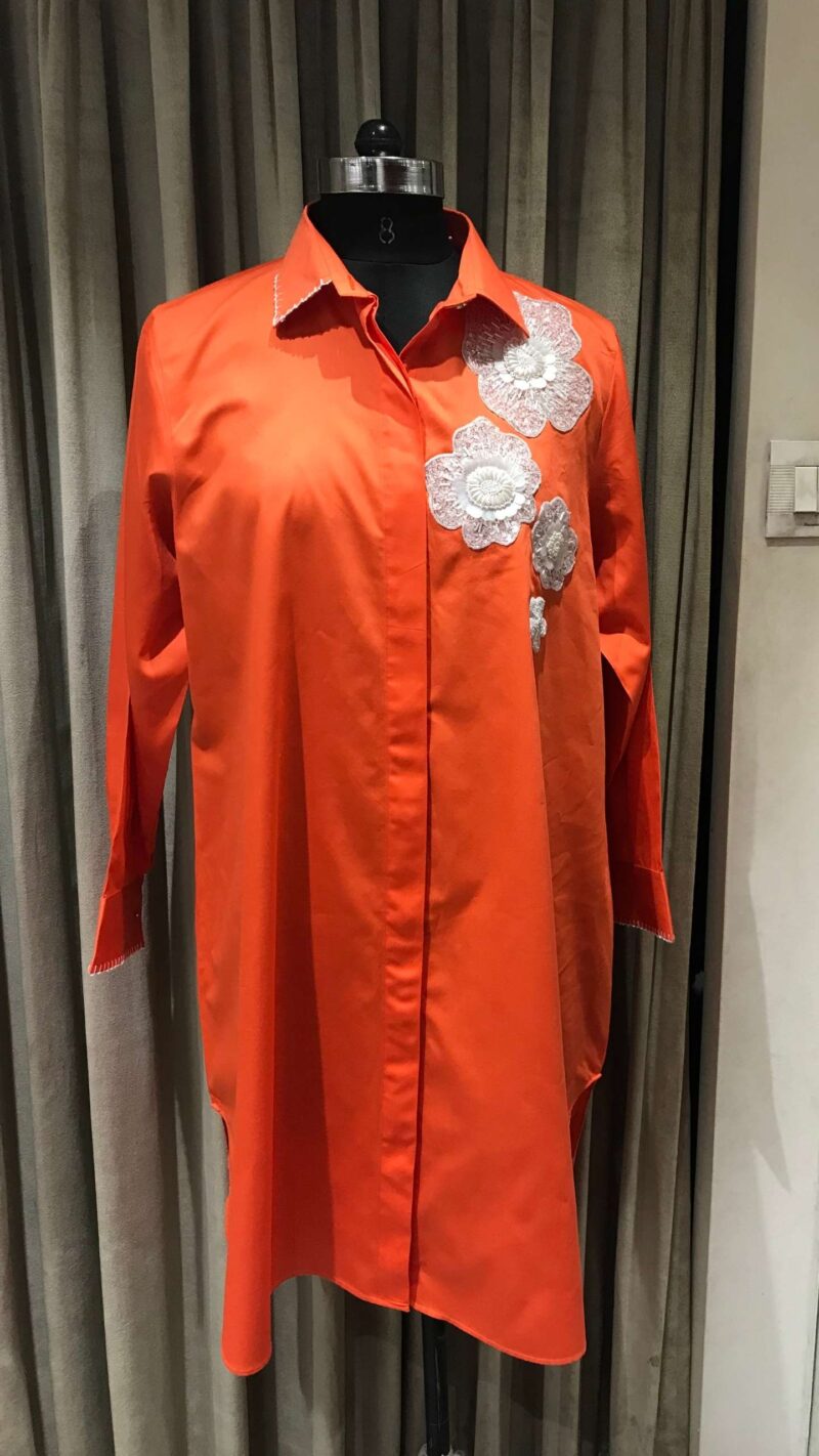 Peach long shirt