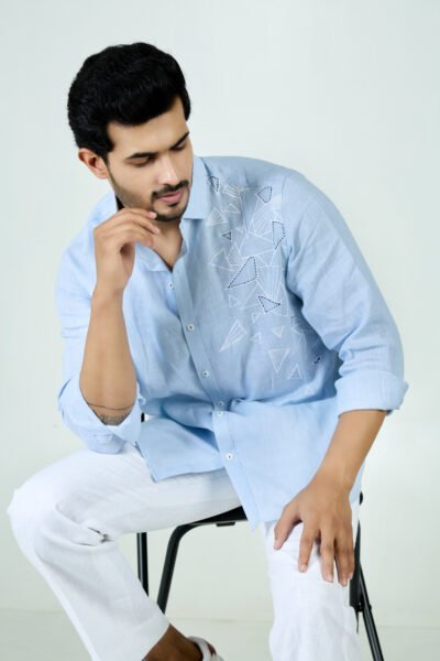 Triangle Linen Shirt