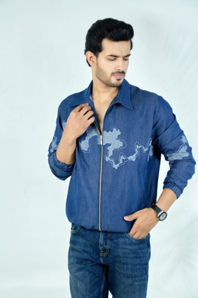 Reverse Appliqué Denim Jacket